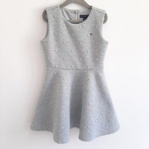 Tommy Hilfiger Grey Sleeveless Star Print Dress size 6